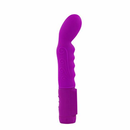 Лиловый вибратор Body Touch II с реакцией на прикосновения - 22 см. 