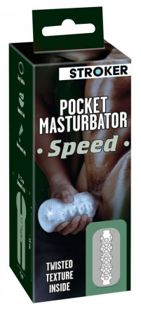 Прозрачный мастурбатор Pocket Masturbator Speed 