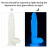Прозрачный, светящийся в темноте фаллоимитатор Lumino Play Dildo - 26 см. 