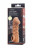 Телесная закрытая насадка с пучками шишечек Cock Sleeve Size M - 15,6 см. 