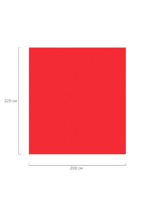 Красная простыня для секса из ПВХ - 220 х 200 см. 