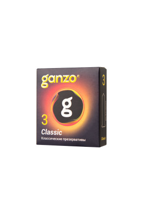 Классические презервативы с обильной смазкой Ganzo Classic - 3 шт. 