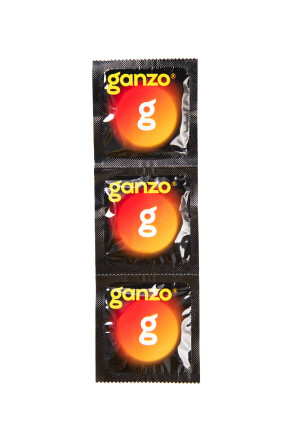 Классические презервативы с обильной смазкой Ganzo Classic - 3 шт. 