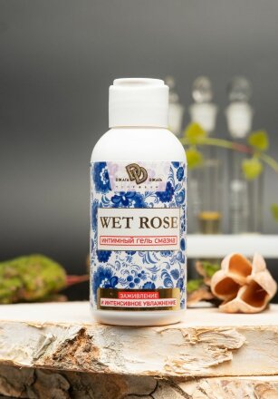 Интимный гель-смазка WET ROSE - 100 мл. 