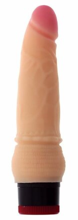 Вибратор-реалистик со встроенным пультом REALSTUFF 6INCH VIBRATOR - 15,5 см. 