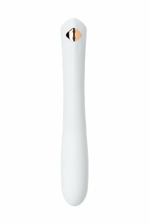 Белый гибкий водонепроницаемый вибратор Sirens Venus - 22 см. 