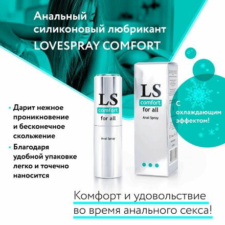 Анальный спрей-лубрикант Lovespray Comfort - 18 мл. 