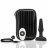 Чёрная анальная вибропробка с 3 источниками вибрации TRIO REMOTE CONTROL PLUG BLACK - 13,5 см. 