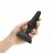 Чёрная анальная вибропробка с 3 источниками вибрации TRIO REMOTE CONTROL PLUG BLACK - 13,5 см. 