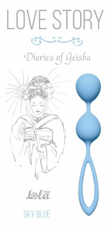 Голубые вагинальные шарики Diaries of a Geisha 