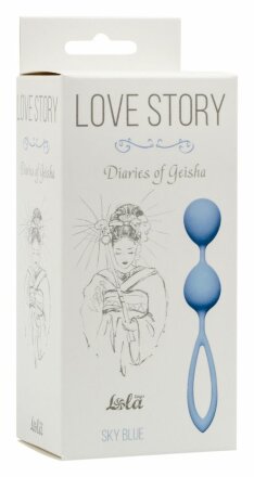 Голубые вагинальные шарики Diaries of a Geisha 