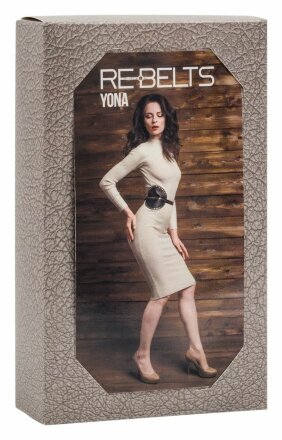 Пояс с клёпками Yona Black  