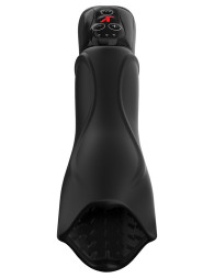 Черный вибромастурбатор-ротатор Vibrating Roto-Teazer 