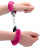Пушистые розовые наручники OUCH! Pink  