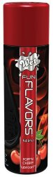 Разогревающий лубрикант Fun Flavors 4-in-1 Popp n Cherry с ароматом вишни - 121 мл.