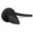 Черная пробка с хвостом собаки Dog Tail Plug S 