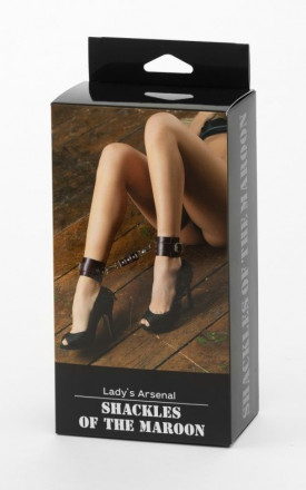 Бордовые оковы на ноги Ladys Arsenal 