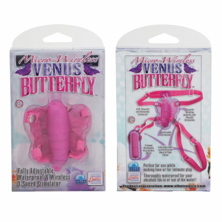 Вибробабочка на ремешках Micro Wireless Venus Butterfly 