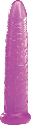 Фиолетовый желейный фаллоимитатор JELLY BENDERS THE EASY FIGHTER - 16,5 см. 