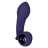 Фиолетовый вибростимулятор зоны G с функцией расширения Inflatable G - 16,5 см. 