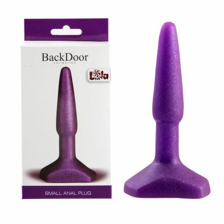 Фиолетовый анальный стимулятор Small Anal Plug Purple - 12 см. 