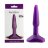 Фиолетовый анальный стимулятор Small Anal Plug Purple - 12 см. 