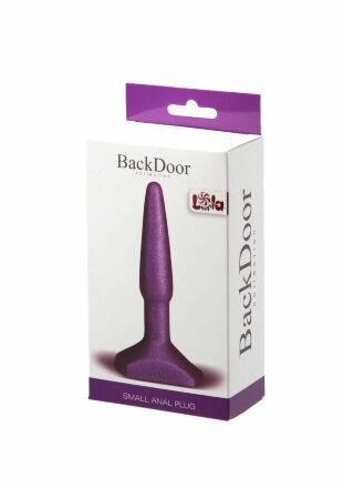 Фиолетовый анальный стимулятор Small Anal Plug Purple - 12 см. 