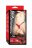 Красный страпон с вагинальной пробкой SEX COMPANION DUAL CLIMAX - 17 см. 