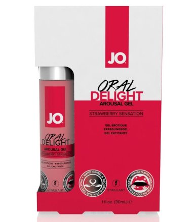 Клубничный лубрикант для оральных ласк Oral Delight Strawberry Sensation - 30 мл. 