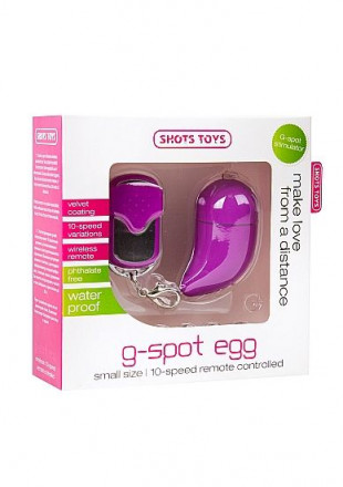 Фиолетовое виброяйцо G-spot Egg Small 