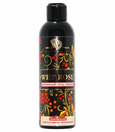 Интимный гель-смазка WET ROSE - 200 мл. 