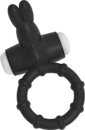 Черный эрекционное кольцо с вибрацией Ring Venny-Penny 