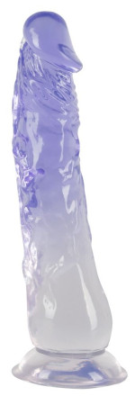Прозрачный фаллоимитатор Clear Dildo на присоске - 22,5 см. 