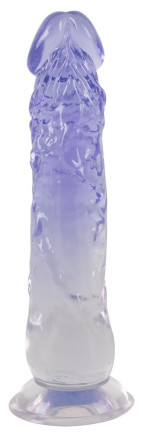 Прозрачный фаллоимитатор Clear Dildo на присоске - 22,5 см. 