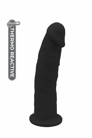 Черный реалистичный фаллоимитатор DILDO 7.5INCH BLACK - 19 см. 