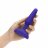 Фиолетовая анальная вибропробка с 3 источниками вибрации TRIO REMOTE CONTROL PLUG  PURPLE - 13,5 см. 
