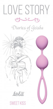 Розовые вагинальные шарики Diaries of a Geisha 