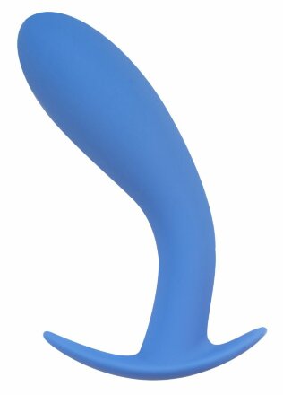 Голубая анальная пробка Strong Force Anal Plug - 14 см. 