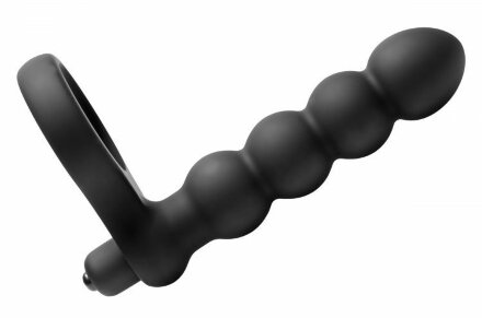 Насадка для двойного проникновения Double Fun Cock Ring with Double Penetration Vibe 