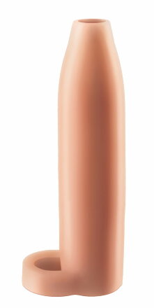 Насадка-расширитель с кольцом для подхвата мошонки Real Feel Enhancer - 14 см. 