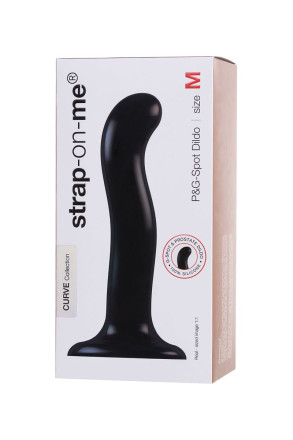 Черный стимулятор для пар P&amp;G-Spot Dildo Size XL - 19,8 см. 