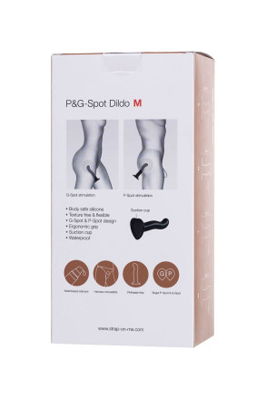 Черный стимулятор для пар P&amp;G-Spot Dildo Size XL - 19,8 см. 
