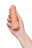 Телесная закрытая насадка с шариками Cock Sleeve Size S - 13,8 см. 