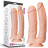 Телесный двойной фаллоимитатор Mega Double dildo - 33 см. 