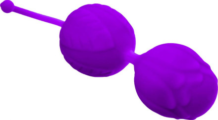 Фиолетовые вагинальные шарики Horny Orbs 
