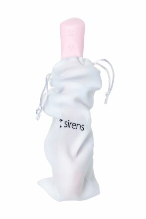 Нежно-розовый гибкий водонепроницаемый вибратор Sirens Venus - 22 см. 
