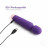 Фиолетовый вибромассажер Smooth Operator Rechargeable Wand - 19,5 см. 