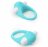 Голубое эрекционное кольцо LIT-UP SILICONE STIMU RING 6 