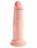 Телесный фаллоимитатор на присоске 6&quot; Triple Density Cock - 18,4 см. 