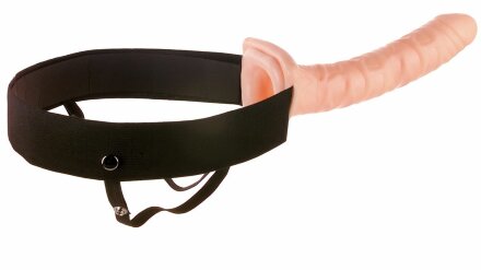 Мужской полый страпон 10&quot; Hollow Strap-On - 24 см. 